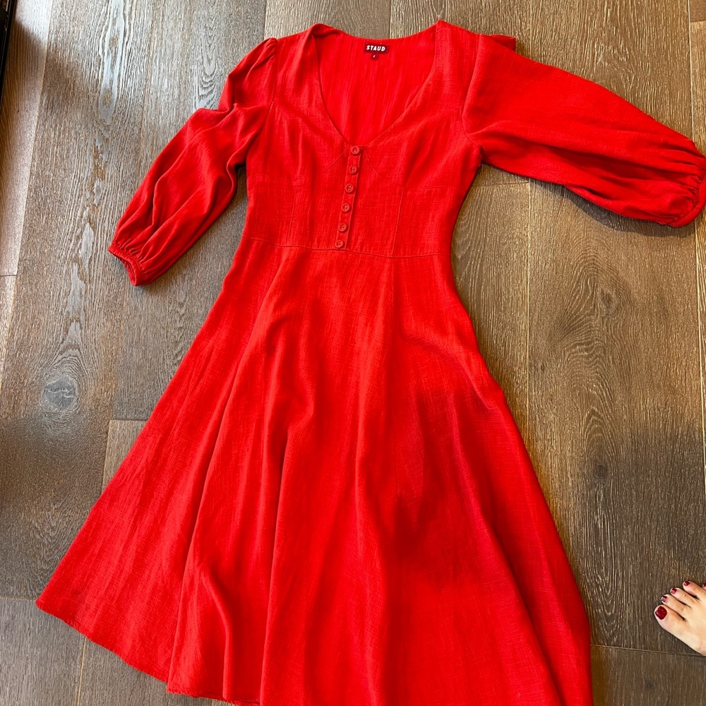Red Staud dress